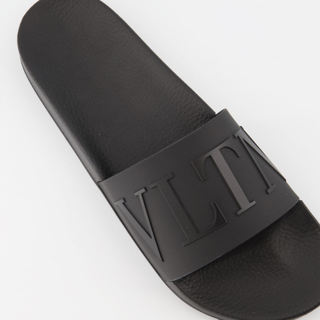 Open shoes VLTN slides Valentino Garavani Black Man