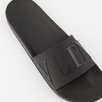 Open shoes VLTN slides Valentino Garavani Black Man