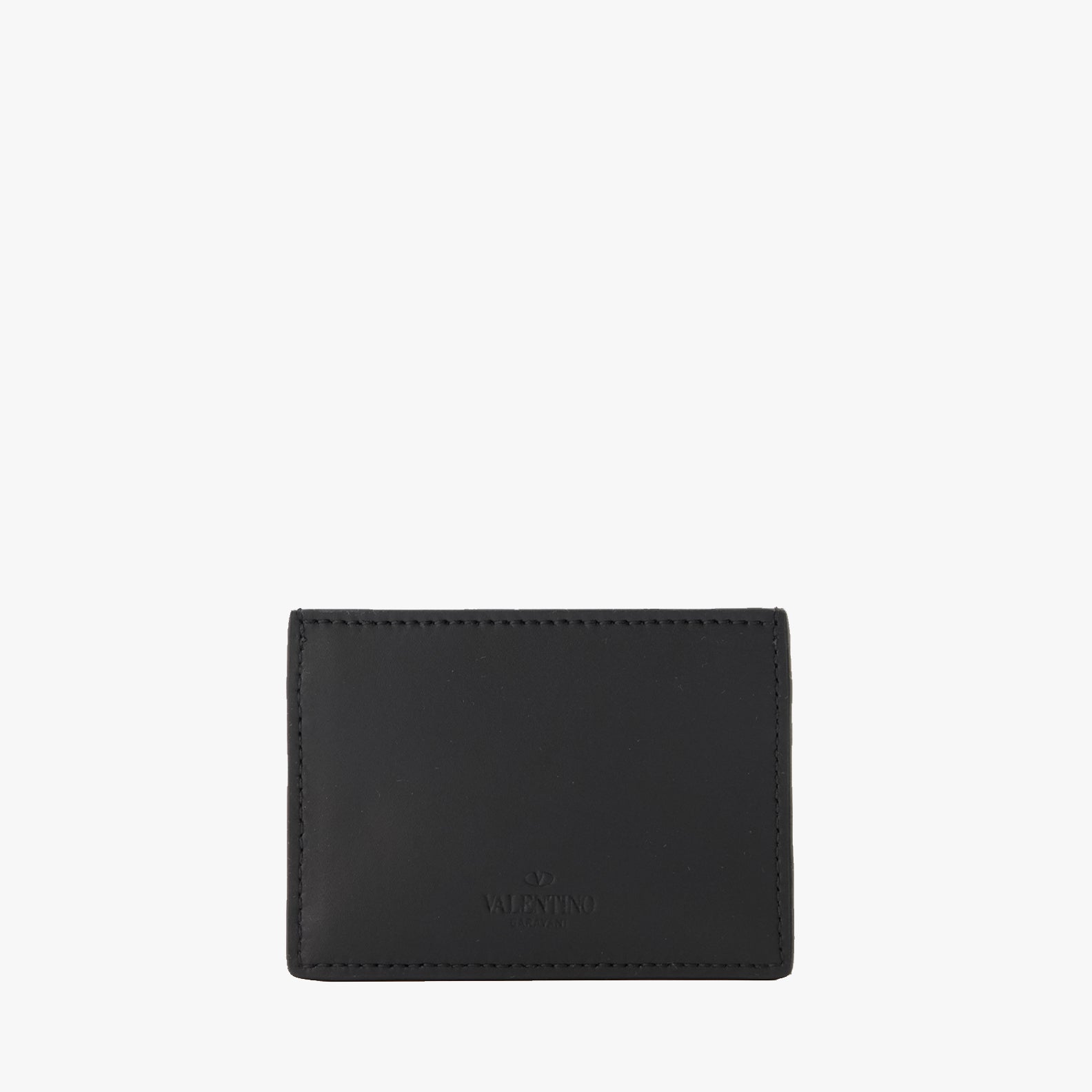 Small leather goods VLTN card holder Valentino Garavani Black Man