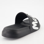 Chaussures ouvertes Claquettes Graffiti Alexander McQueen Noir Homme