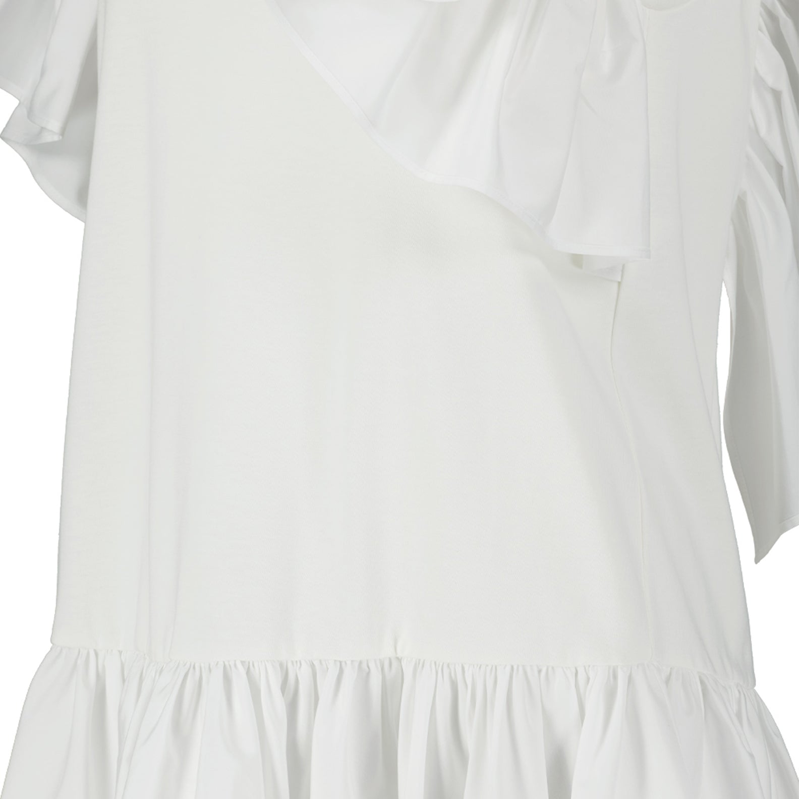 Robes Robe à volants Alexander McQueen Blanc Femme