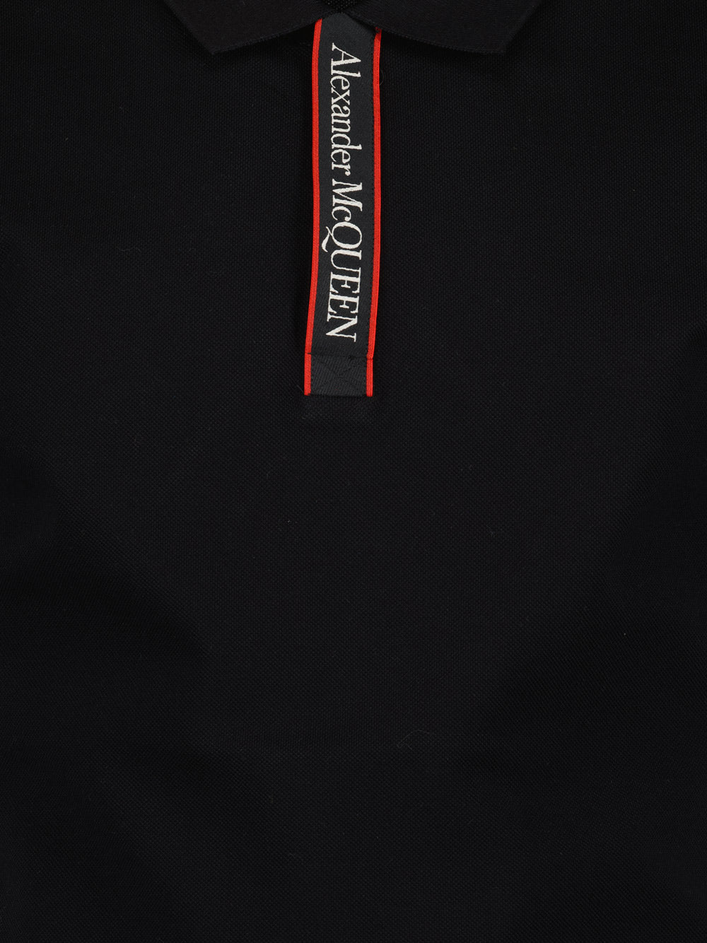 Poloshirts Polo à logo Alexander McQueen Schwarz Homme