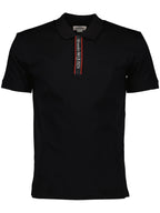 Poloshirts Polo à logo Alexander McQueen Schwarz Homme