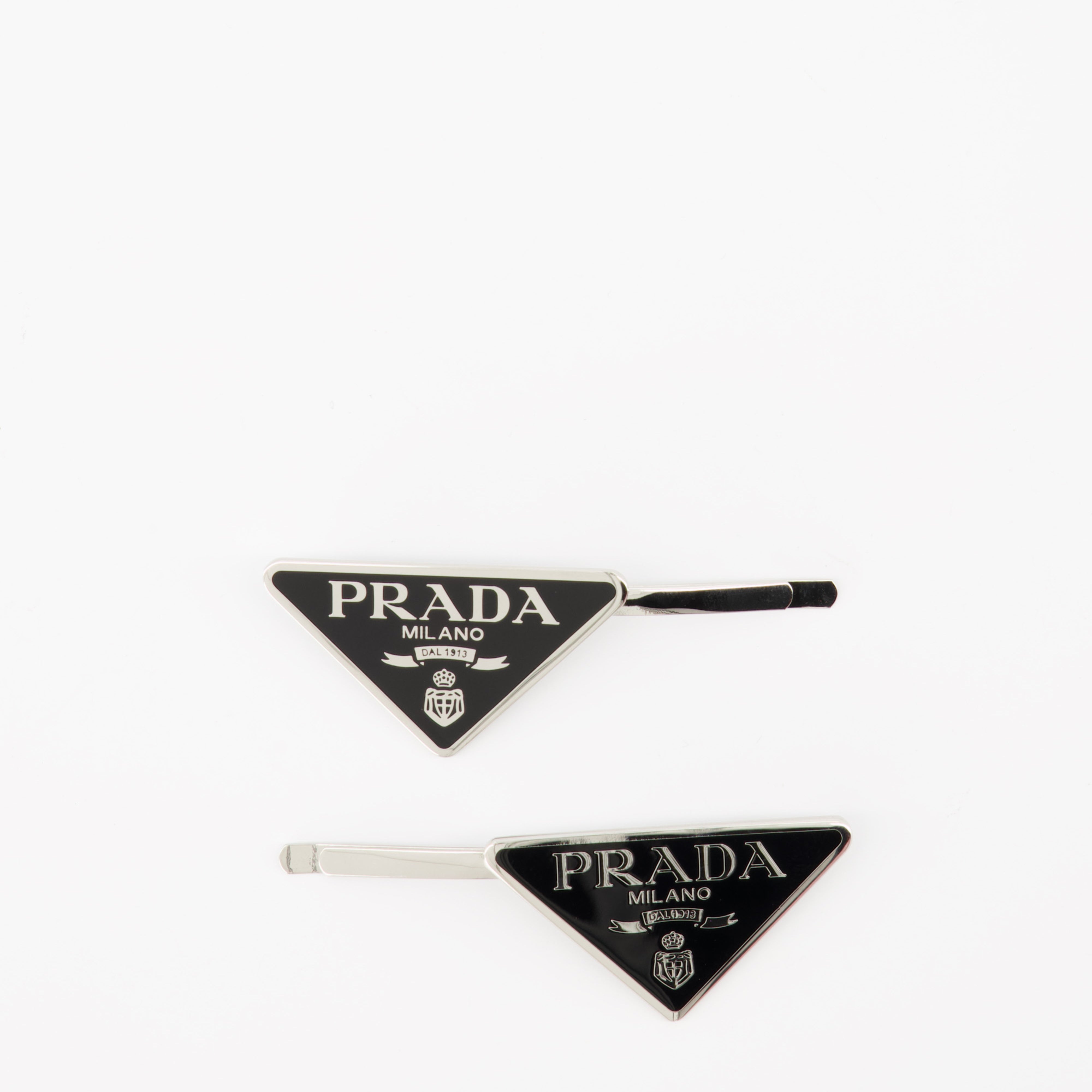 PRADA ヘアクリップ黒 ブラックヘアクリップ プラダ - 女性 – myCompañero