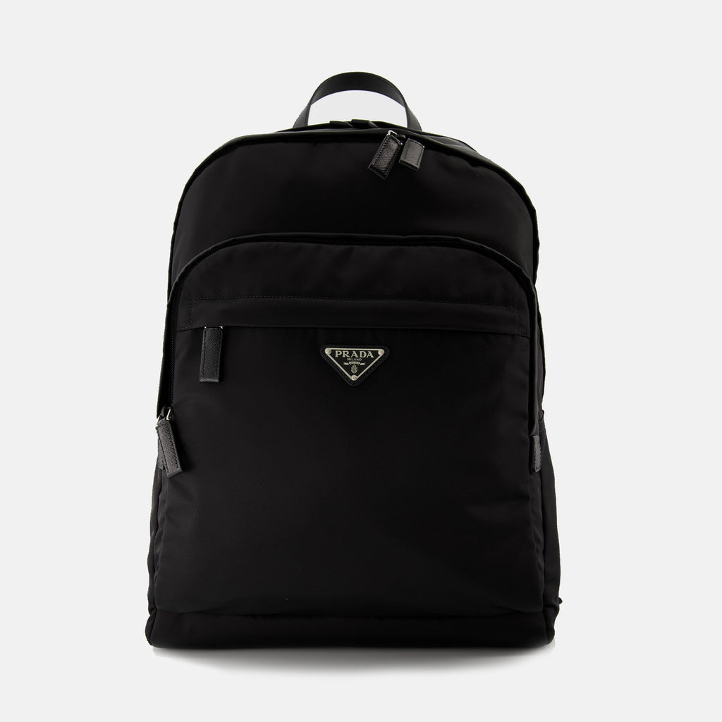Sacs à dos Sac à dos en Re-Nylon Prada Noir Homme