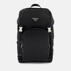 Sacs à dos Sac à dos en Re-Nylon Prada Noir Homme