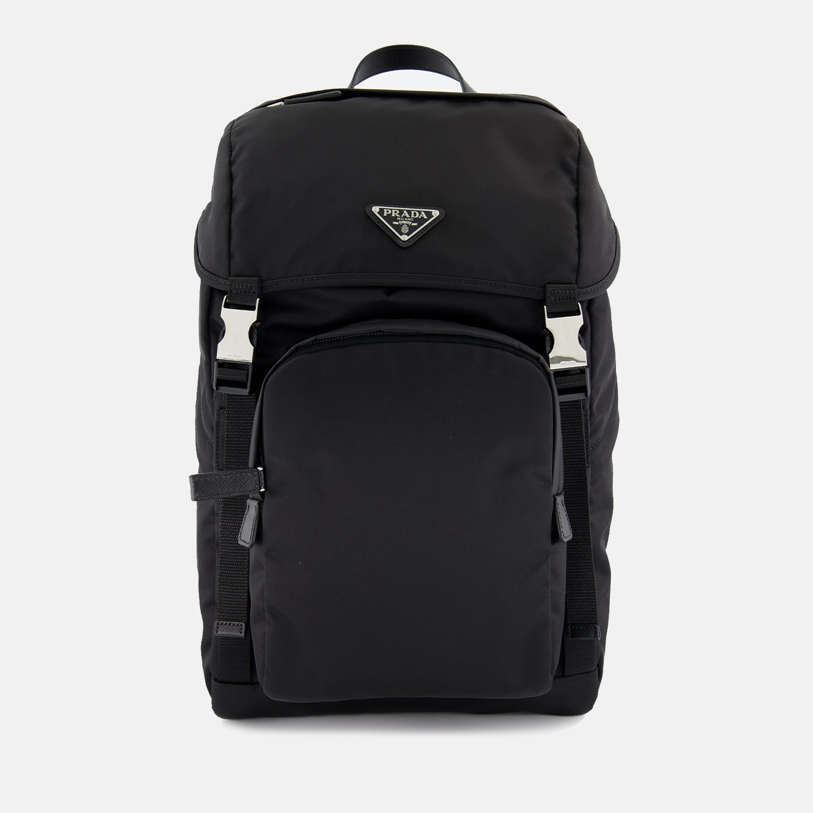 Sacs à dos Sac à dos en Re-Nylon Prada Noir Homme