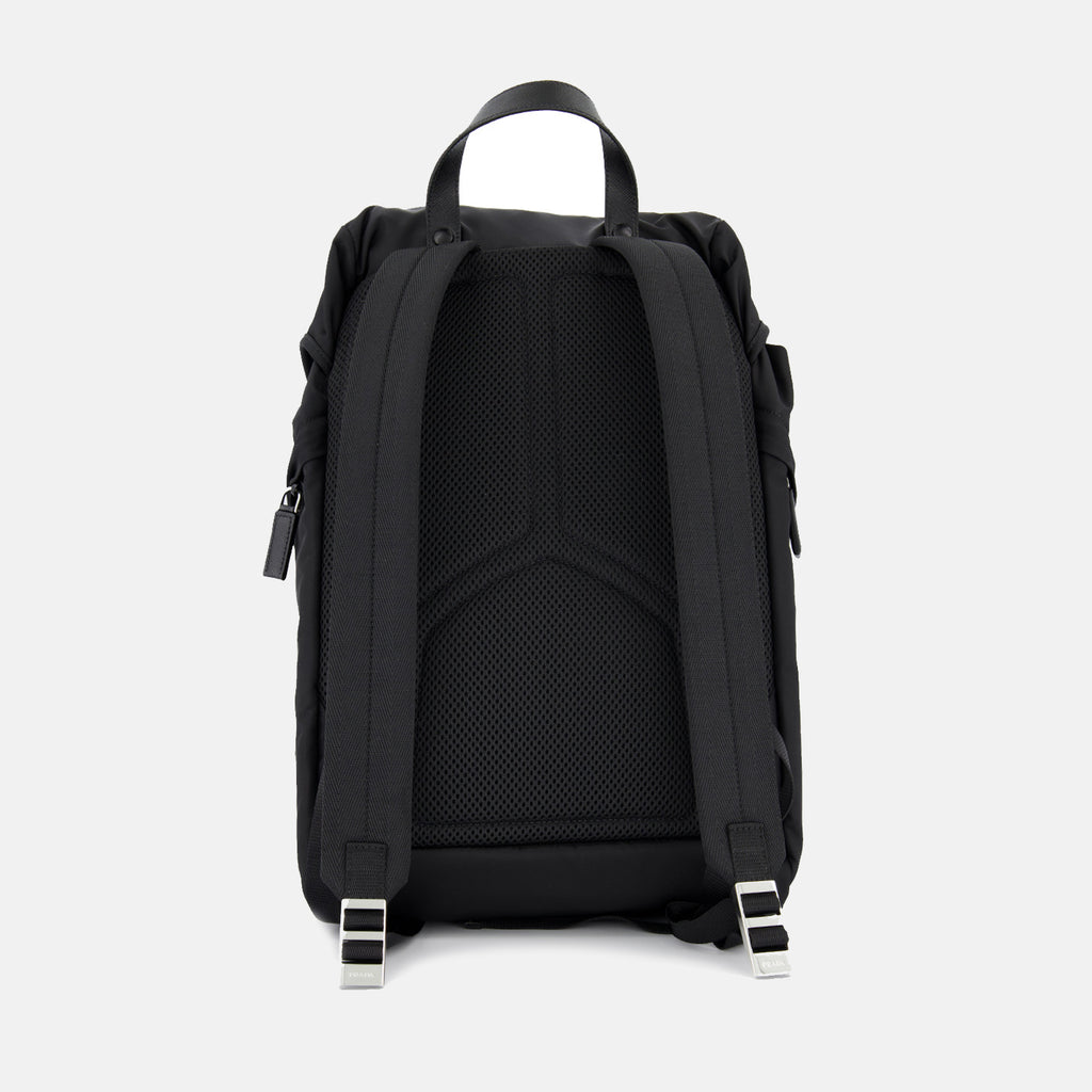 Sacs à dos Sac à dos en Re-Nylon Prada Noir Homme