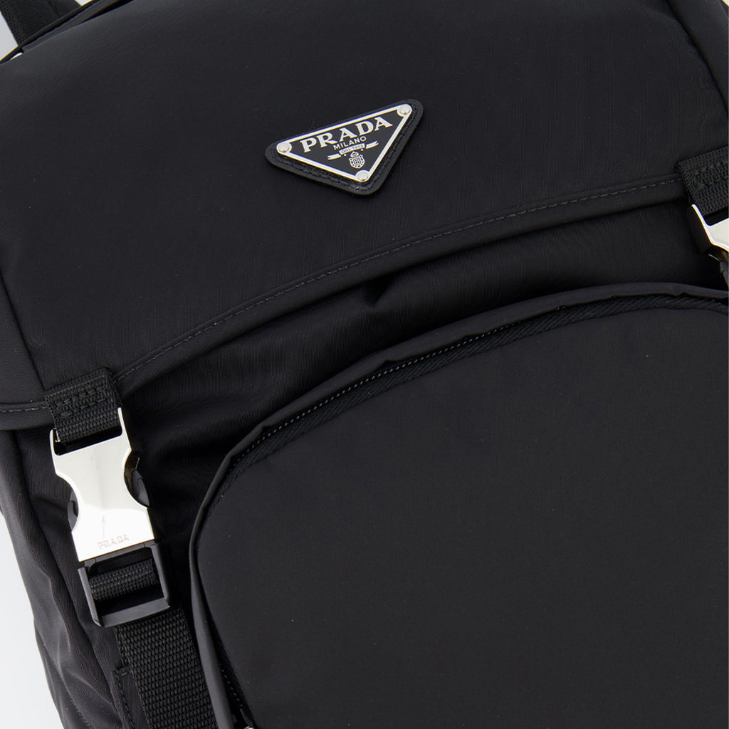 Sacs à dos Sac à dos en Re-Nylon Prada Noir Homme
