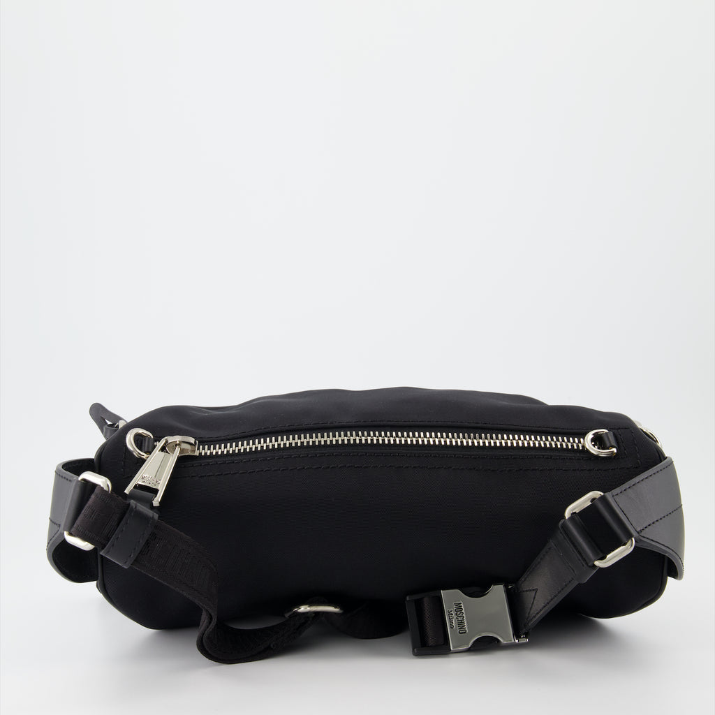 Sacs banane Sac banane à logo Moschino Noir Homme