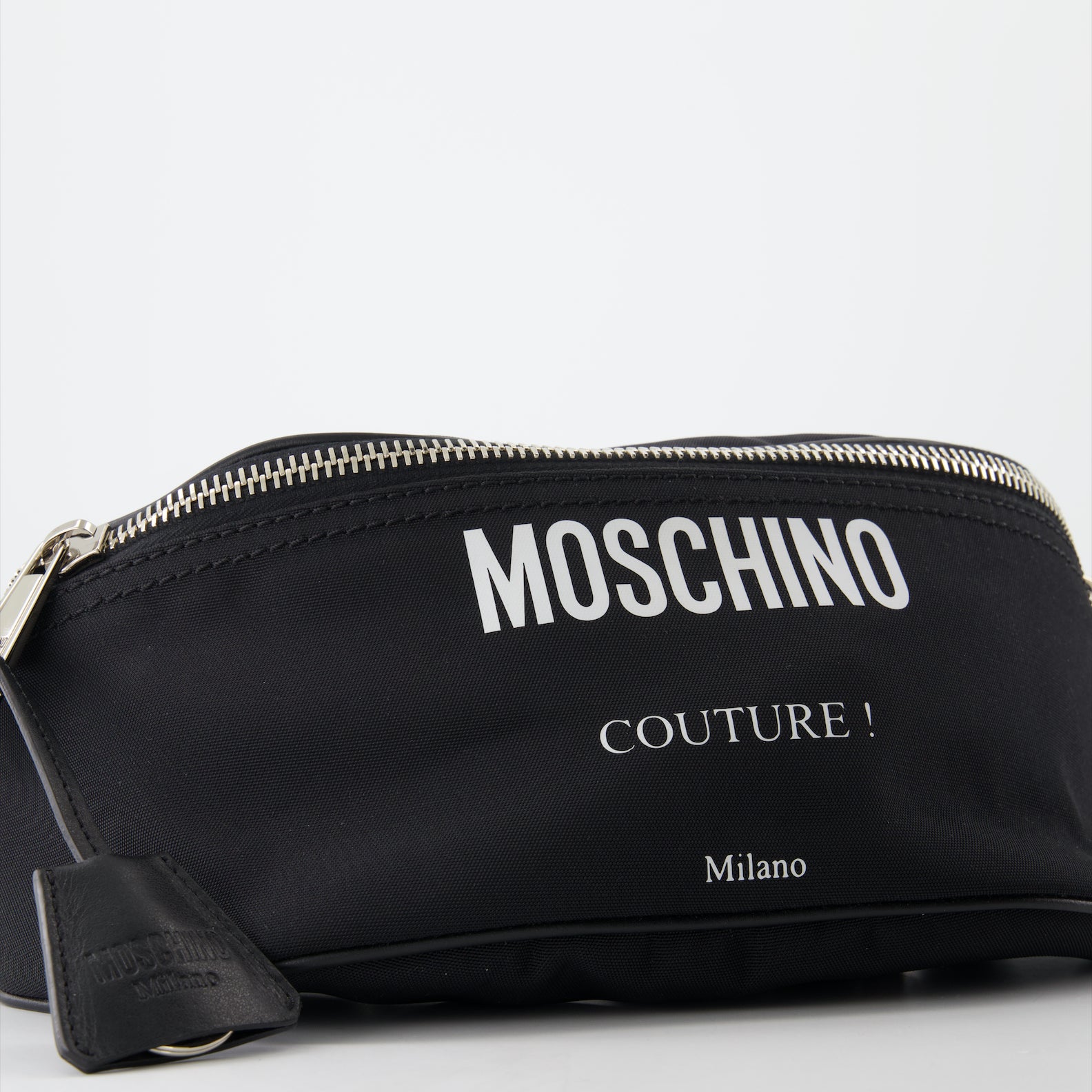 Sacs banane Sac banane à logo Moschino Noir Homme