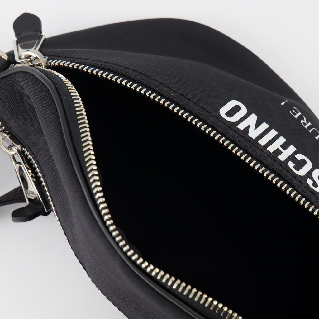 Sacs banane Sac banane à logo Moschino Noir Homme