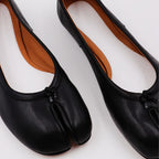 Flache schuhe Ballerines Tabi Maison Margiela Schwarz Femme