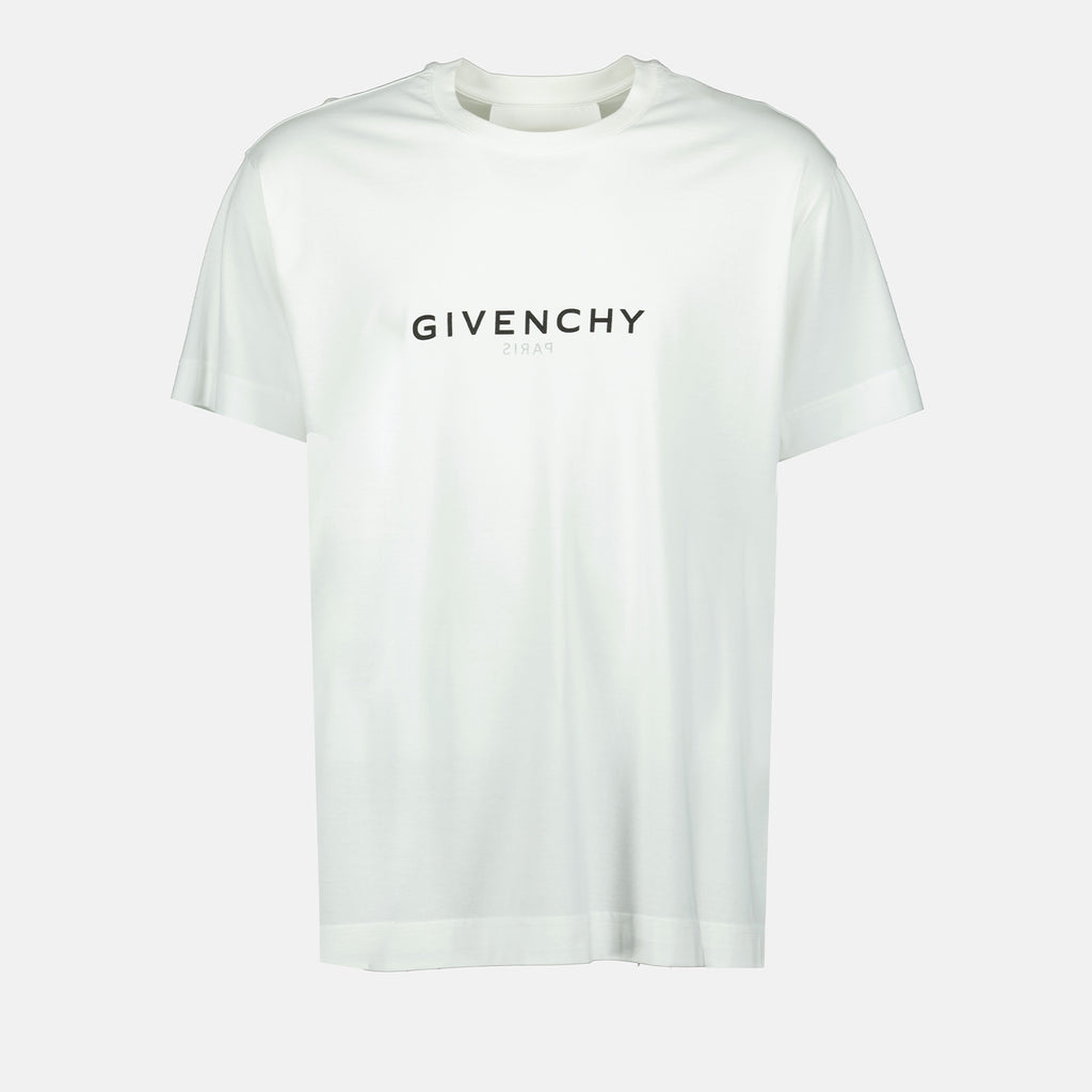 T-shirts T-shirt à logo Givenchy Blanc Homme
