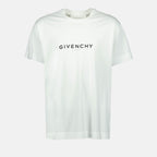 T-shirts T-shirt à logo Givenchy Blanc Homme