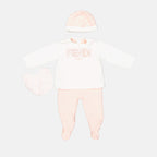 Vêtements Ensemble rose et blanc Fendi Rose Enfants