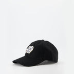 Chapéus, bonés e gorros Casquette à double logo Moncler Preto Homme