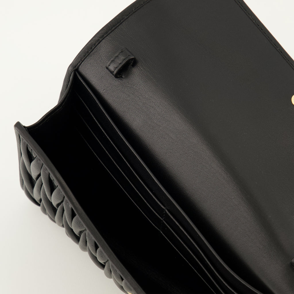 Image de l'article Portfeuilles à bandoulière noir de la marque Miu Miu pour Femme - Saison Printemps-Été 2026 - Vue détaillée_3