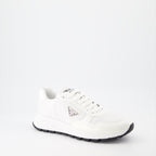 Tênis Baskets en nylon Prada Branco Homme