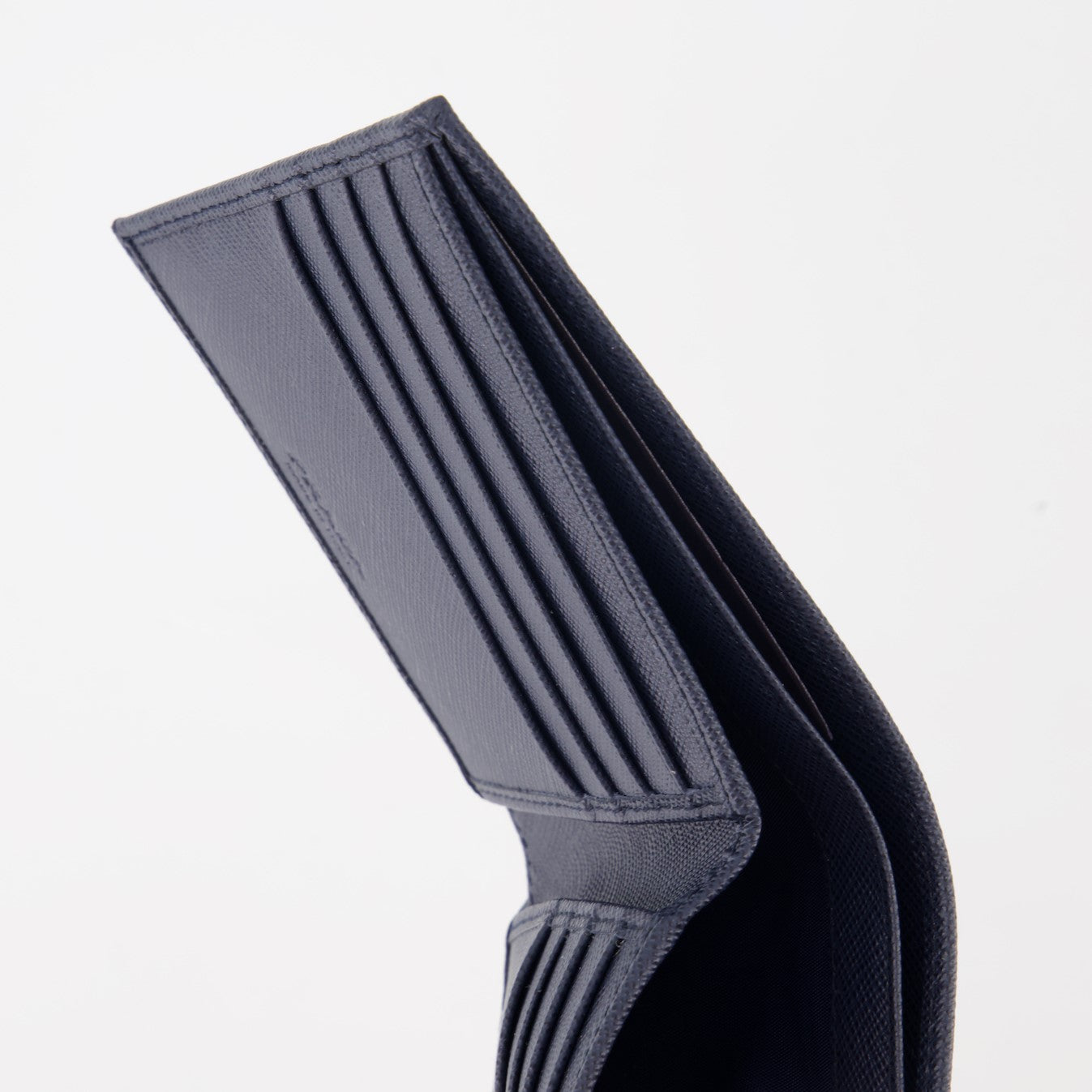 Petite maroquinerie Portefeuille Saffiano Prada Bleu Homme