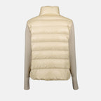 재킷 Veste bi-matière matelassé Moncler 베이지 Femme