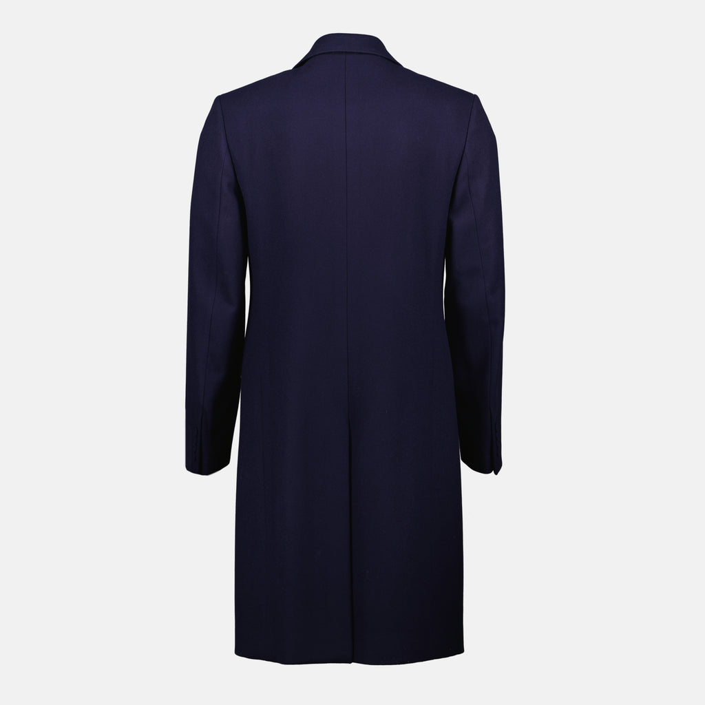 Imagen del artículo Abrigo largo azul marino de la marca Dior para Hombre - Temporada Primavera-Verano 2026 - Vista Trasera