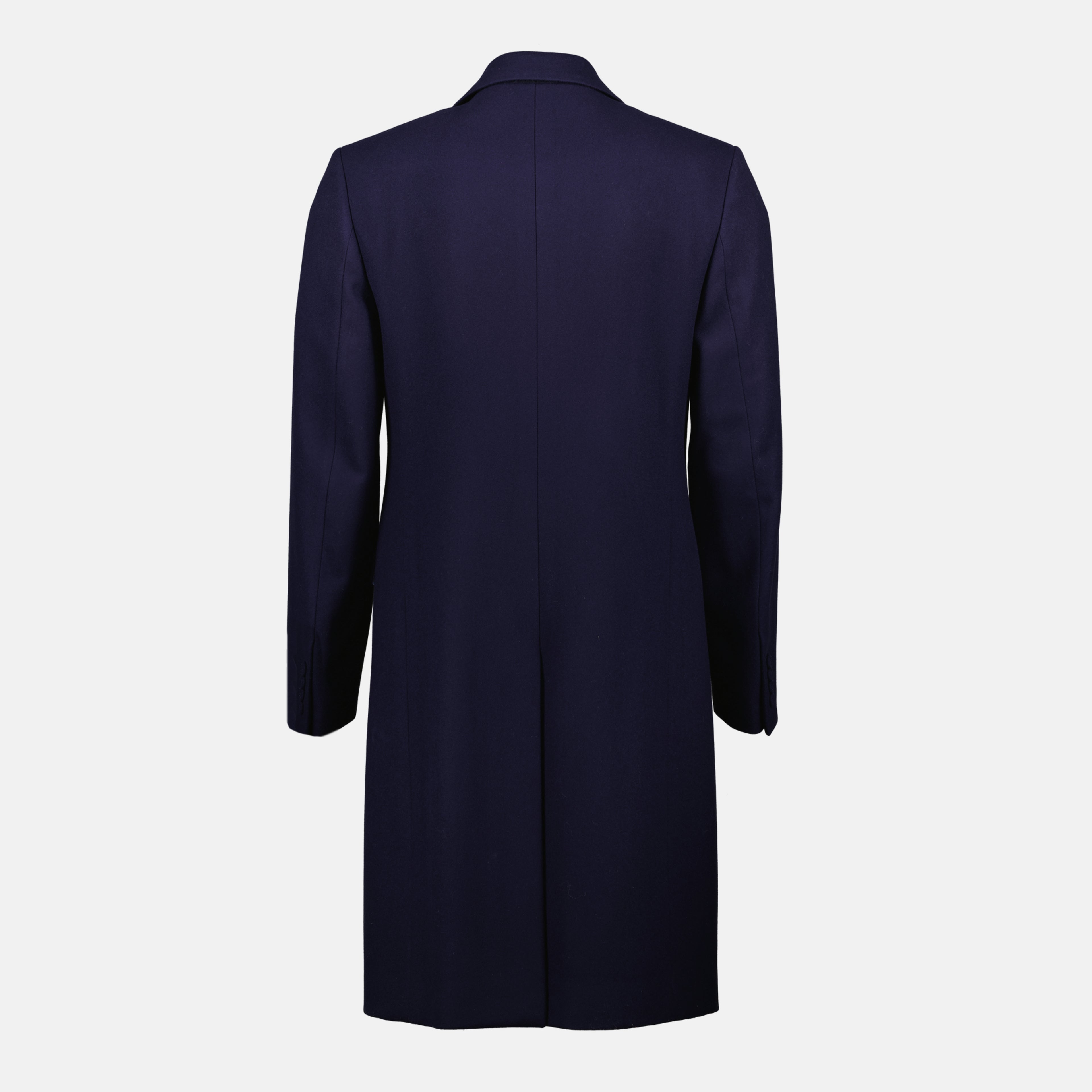 Imagen del artículo Abrigo largo azul marino de la marca Dior para Hombre - Temporada Primavera-Verano 2026 - Vista Trasera