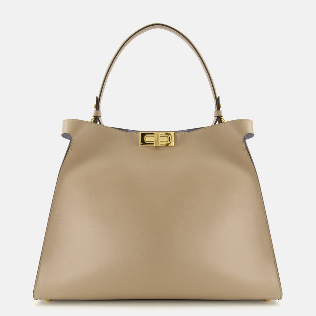Sacs à main et épaule Large beige leather Fendi Way bag Fendi Beige Femme
