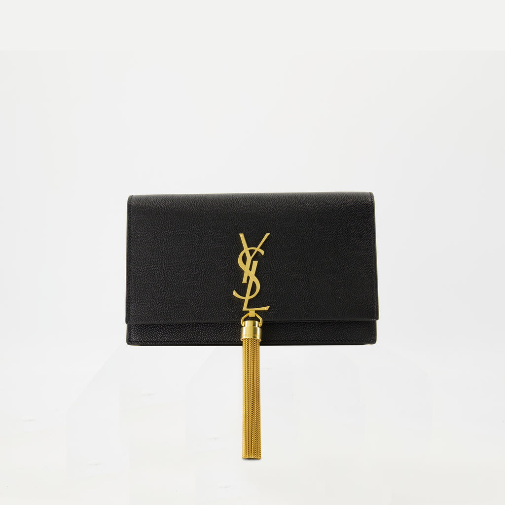 Sacs bandoulière Sac Kate Chain Saint Laurent Noir Femme