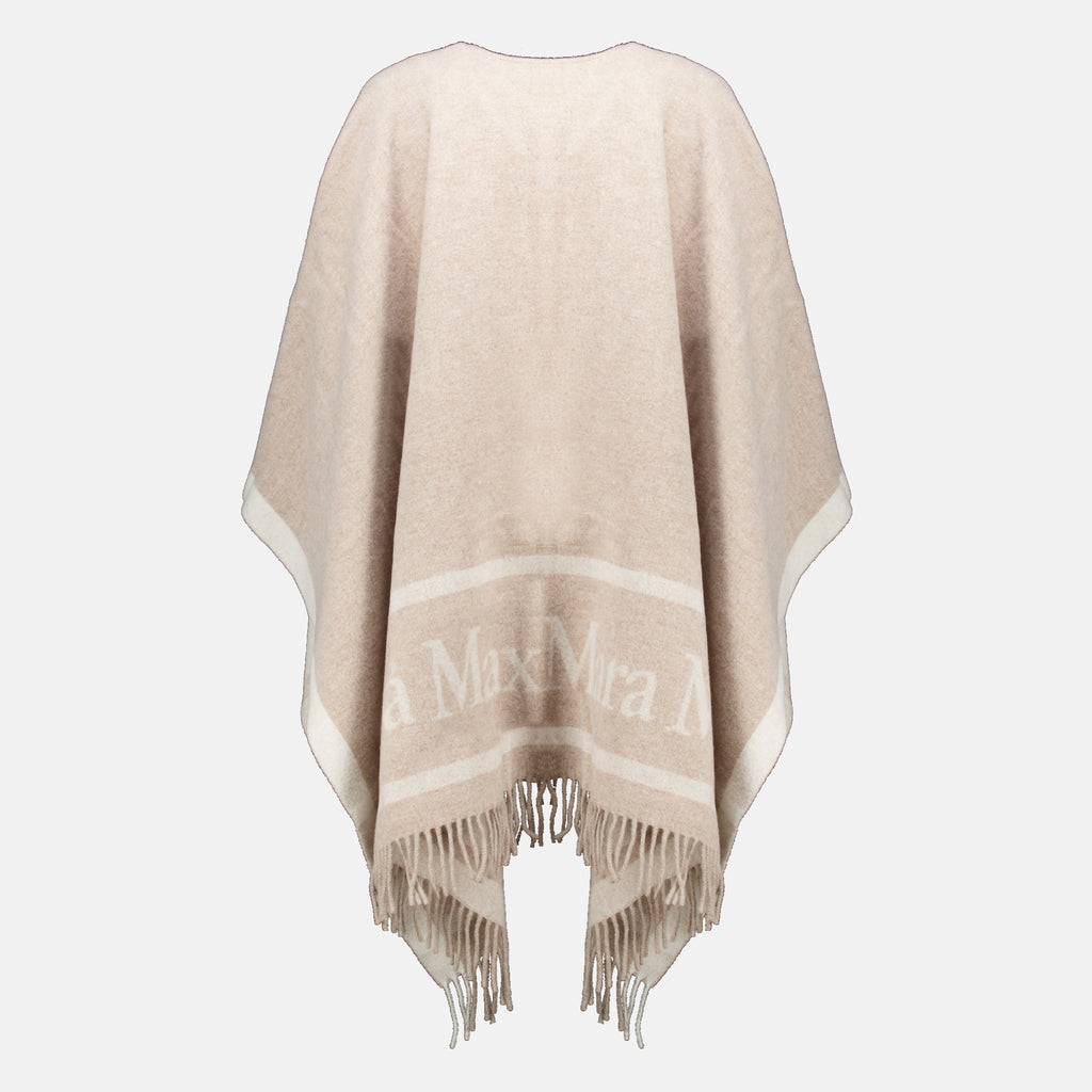 Vestes Poncho en laine beige Max Mara Beige Femme