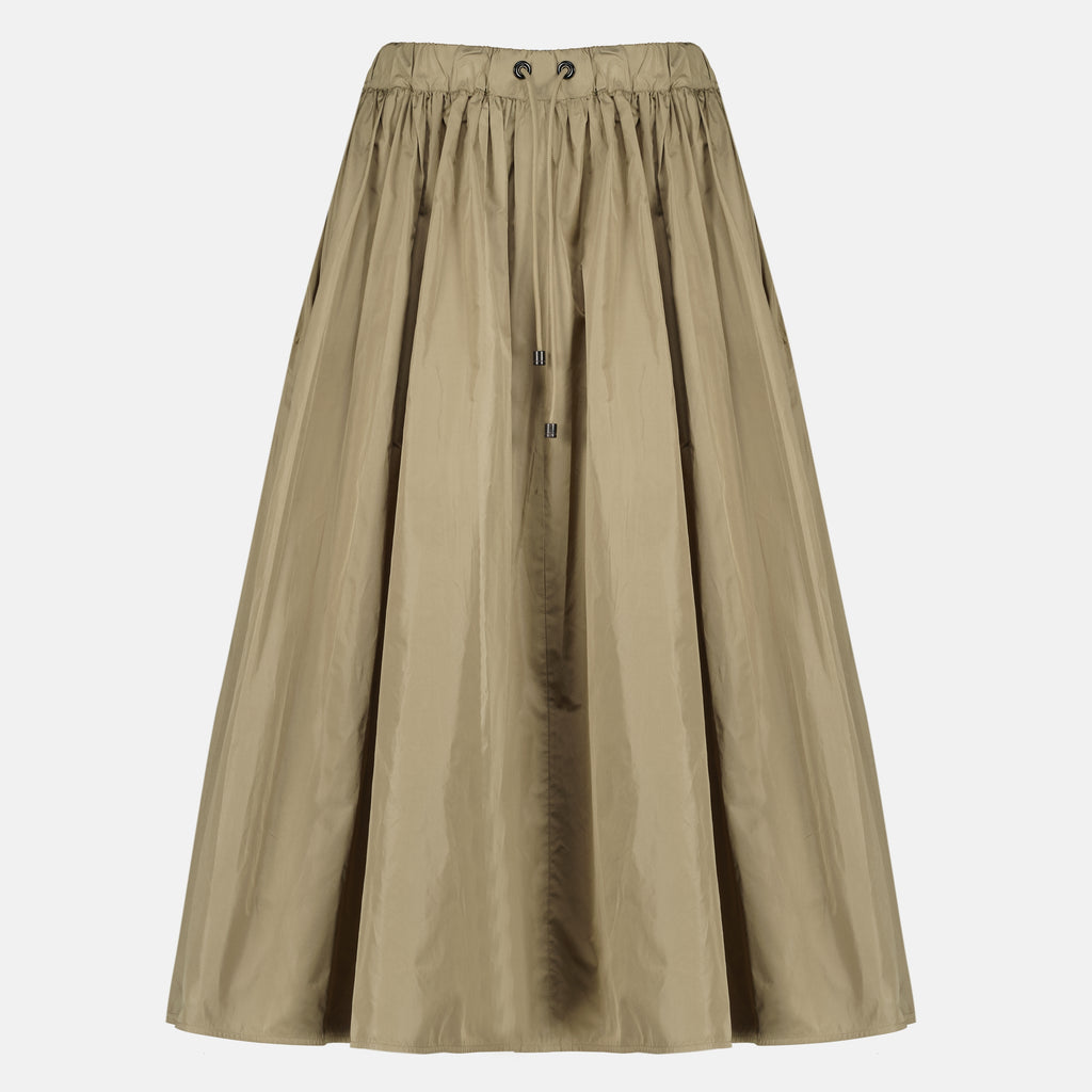 Immagine della gonna midi kaki del marchio Max Mara per donna - Stagione Primavera-Estate 2026 - Vista Frontale