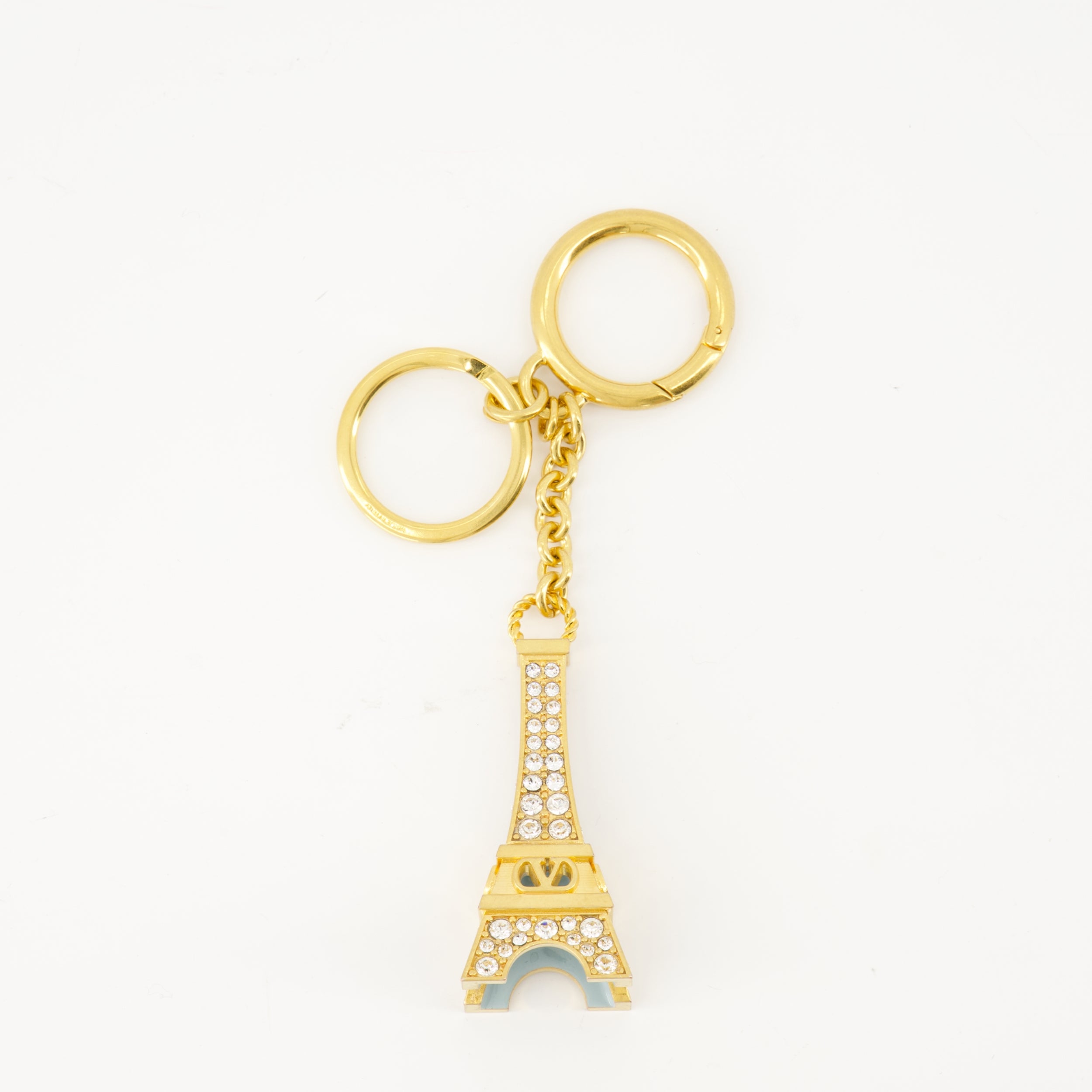 Lifestyle Eiffel Tower Keychain Valentino Garavani Doré Femme