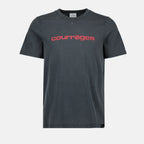 T-shirt T-shirt AC Stampata Courrèges Grigio Homme