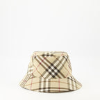 Chapeaux, casquettes et bonnets Bob Check Burberry Beige Unisexe