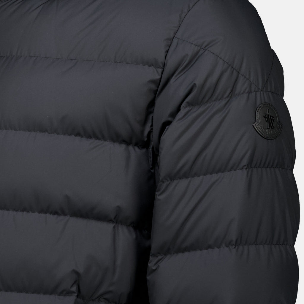 Manteaux Arneb Schwarze Daunenjacke Moncler Noir Homme