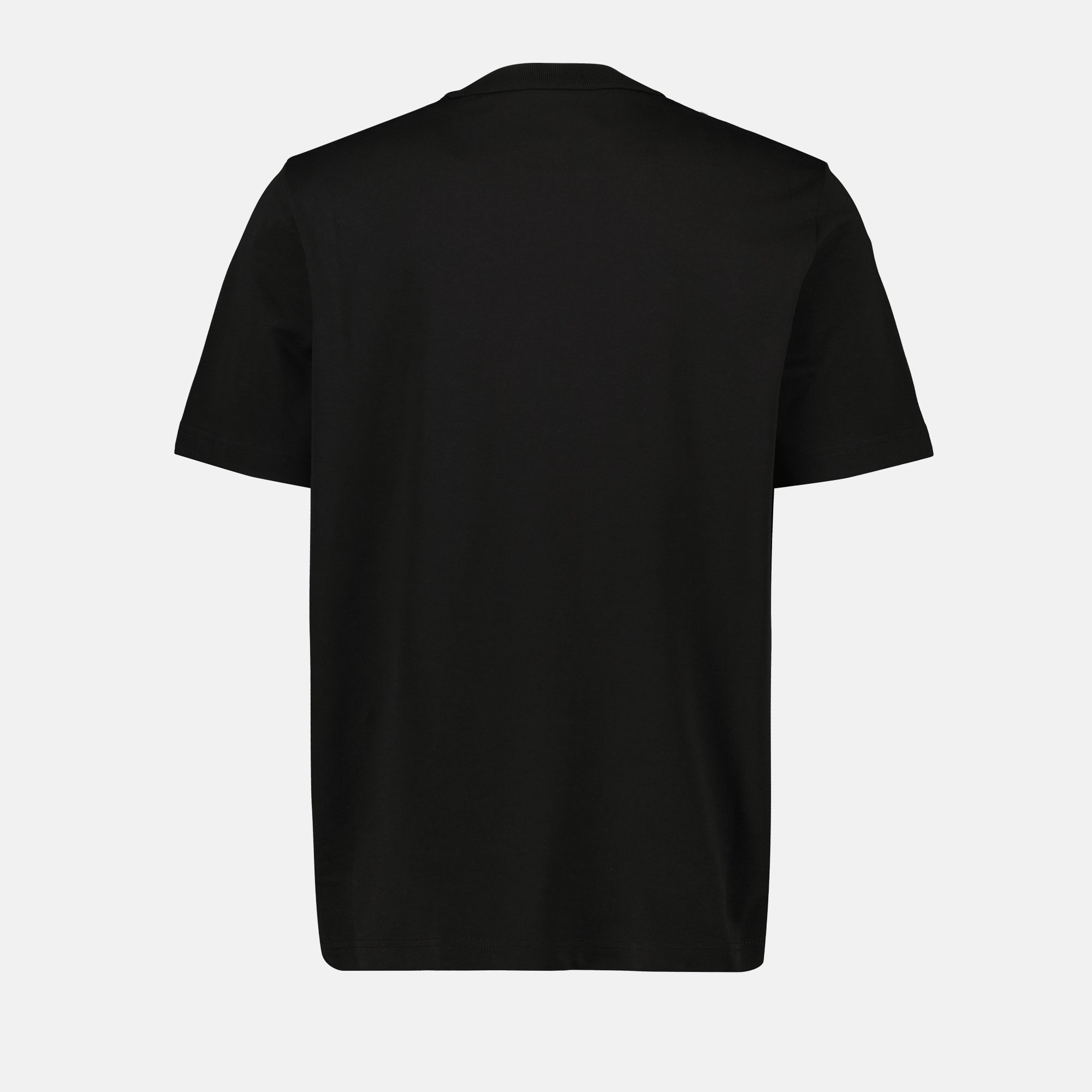 Camisetas T-Shirt com Bolso e Logo Moncler Preto Homme