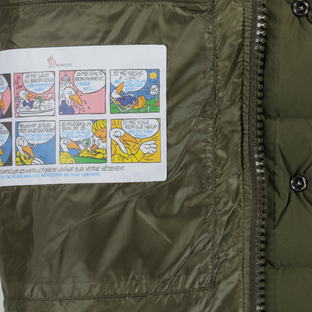 Vestes Tibb Sleeveless Down Jacket Khaki Moncler Kaki Homme