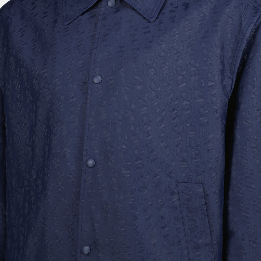 Chemises Veste Dior Oblique Dior Bleu foncé Homme