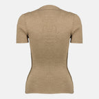 Image de l'article Top en laine marron de la marque Max Mara pour Femme - Saison Printemps-Été 2026 - Vue de Dos