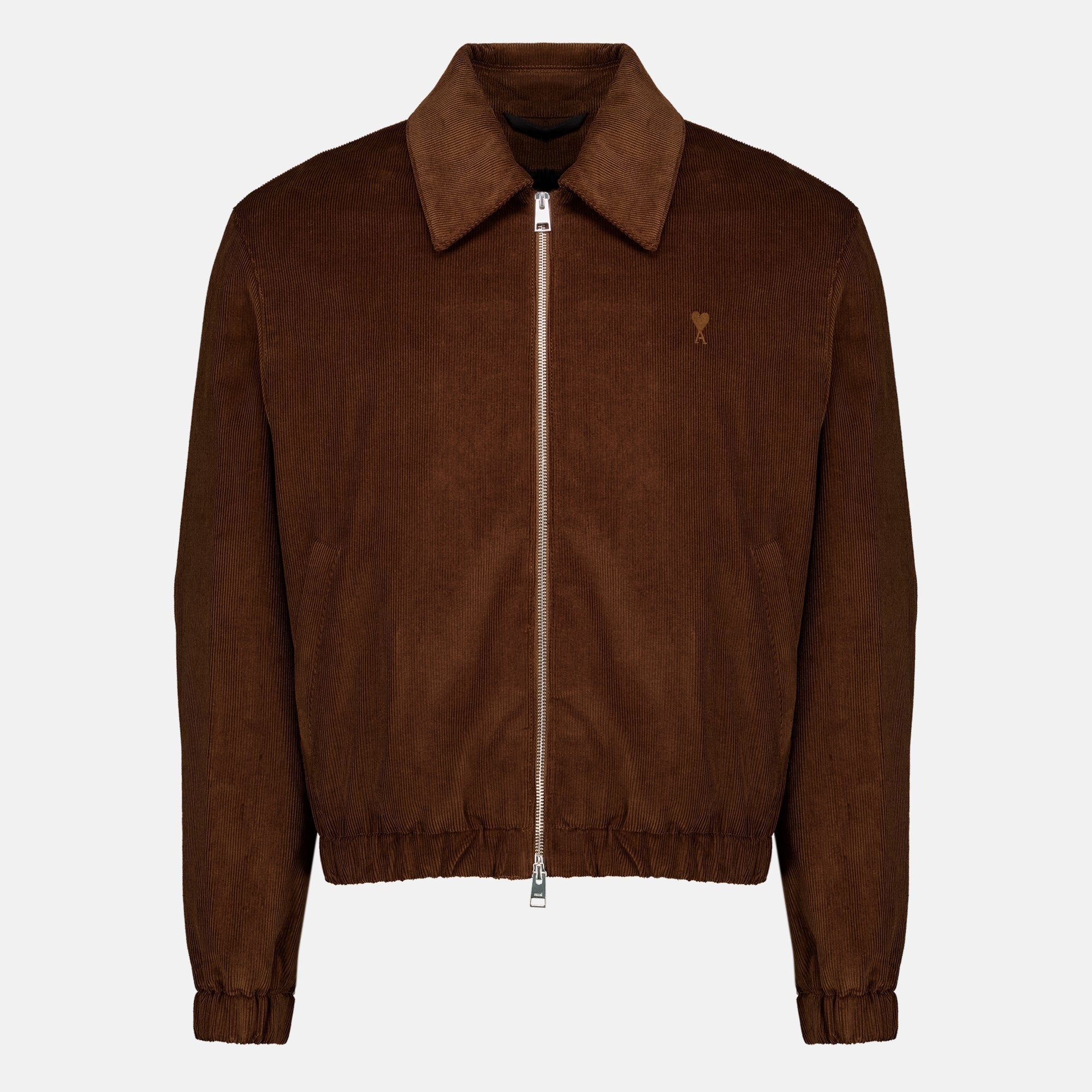 Vestes 브라운 코튼 벨벳 재킷 Ami PARIS Marron Homme