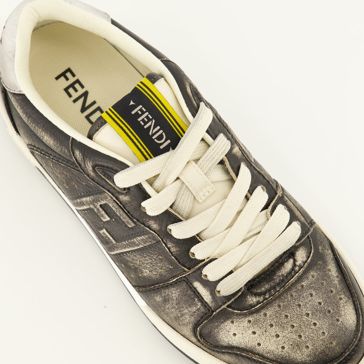 Baskets Fendi Match Sneakers Fendi Gris Femme