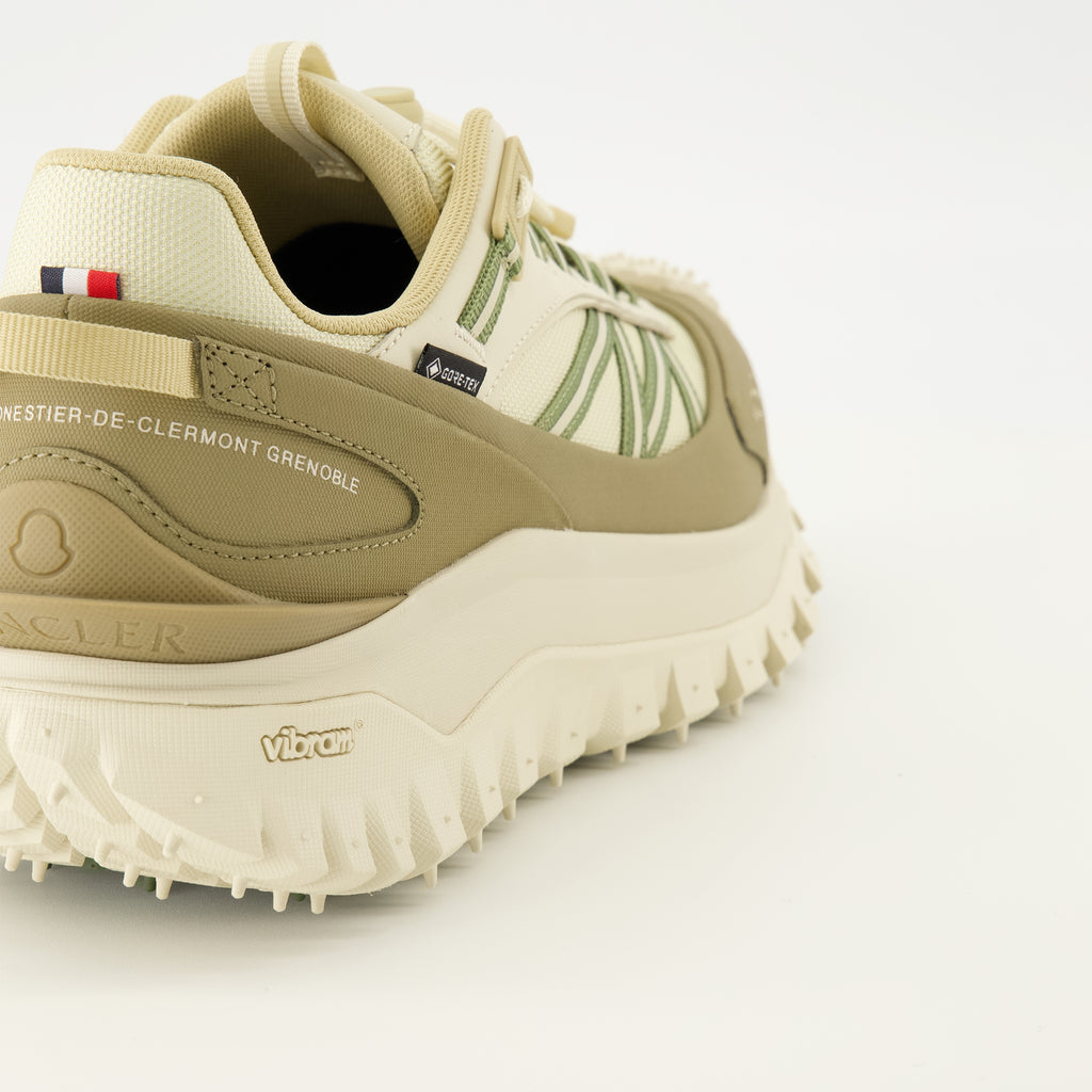 Image of the Moncler Men's Trailgrip GTX Beige Sneakers - Spring-Summer 2026 - Back view
