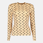 Imagen del artículo Top Jersey Moon de la marca Marine Serre para Mujer - Temporada Otoño-Invierno 2025 - Vista Frontal