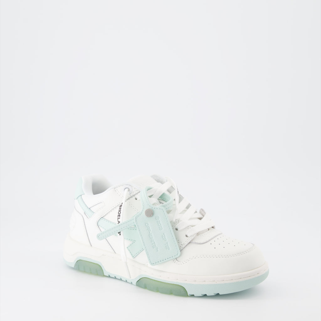 Sneaker OWIA259C99LEA003 0151 white mint Off-White Blau Femme