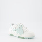 Sneaker OWIA259C99LEA003 0151 white mint Off-White Blau Femme
