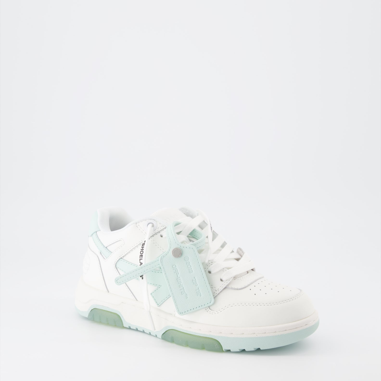 Sneaker OWIA259C99LEA003 0151 white mint Off-White Blau Femme