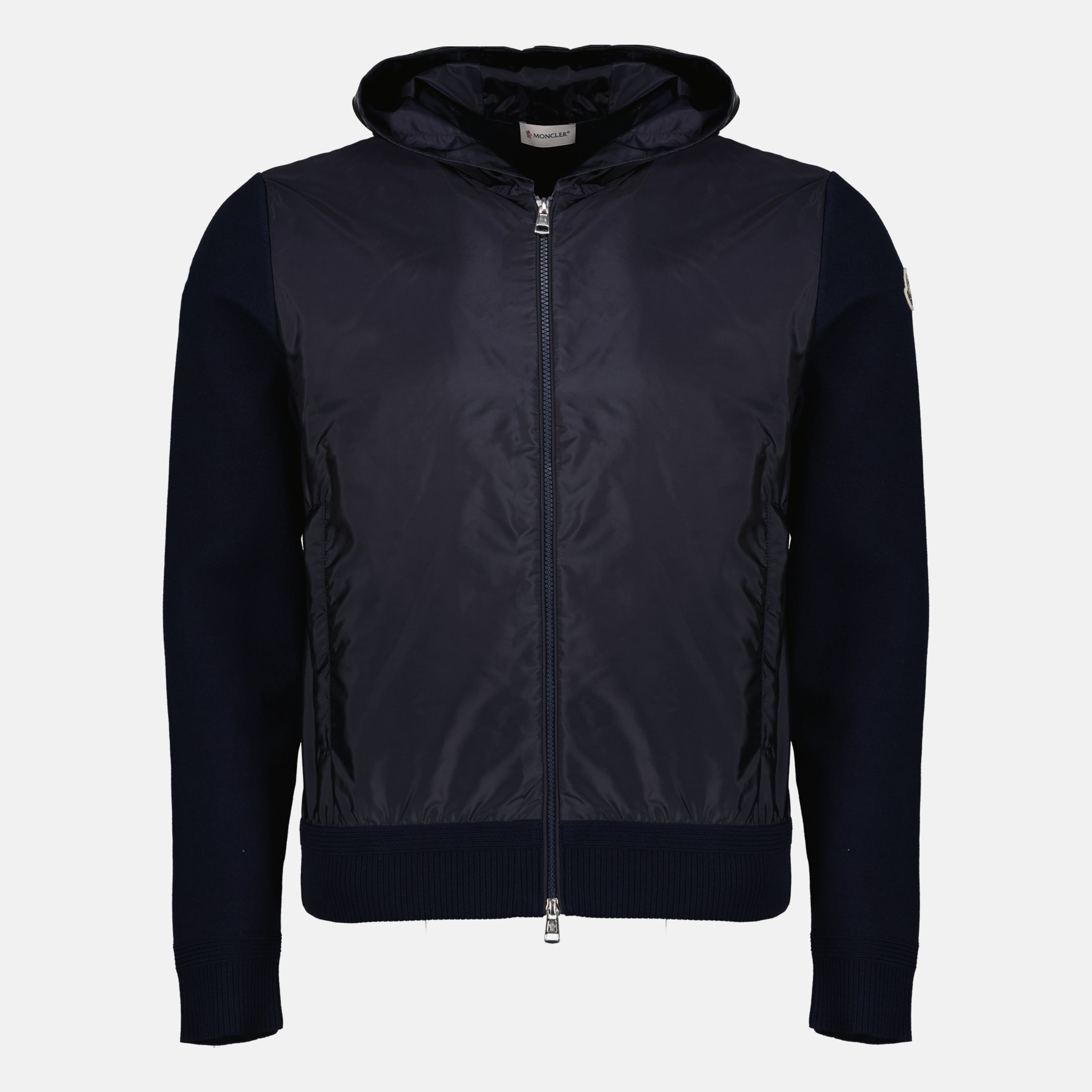 Vestes Navy Cotton Cardigan Moncler Bleu foncé Homme