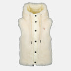 Bild des ärmellosen Arve-Jackets aus Teddy von der Marke Moncler Grenoble für Herren - Herbst-Winter-Saison 2025 - Vorderansicht
