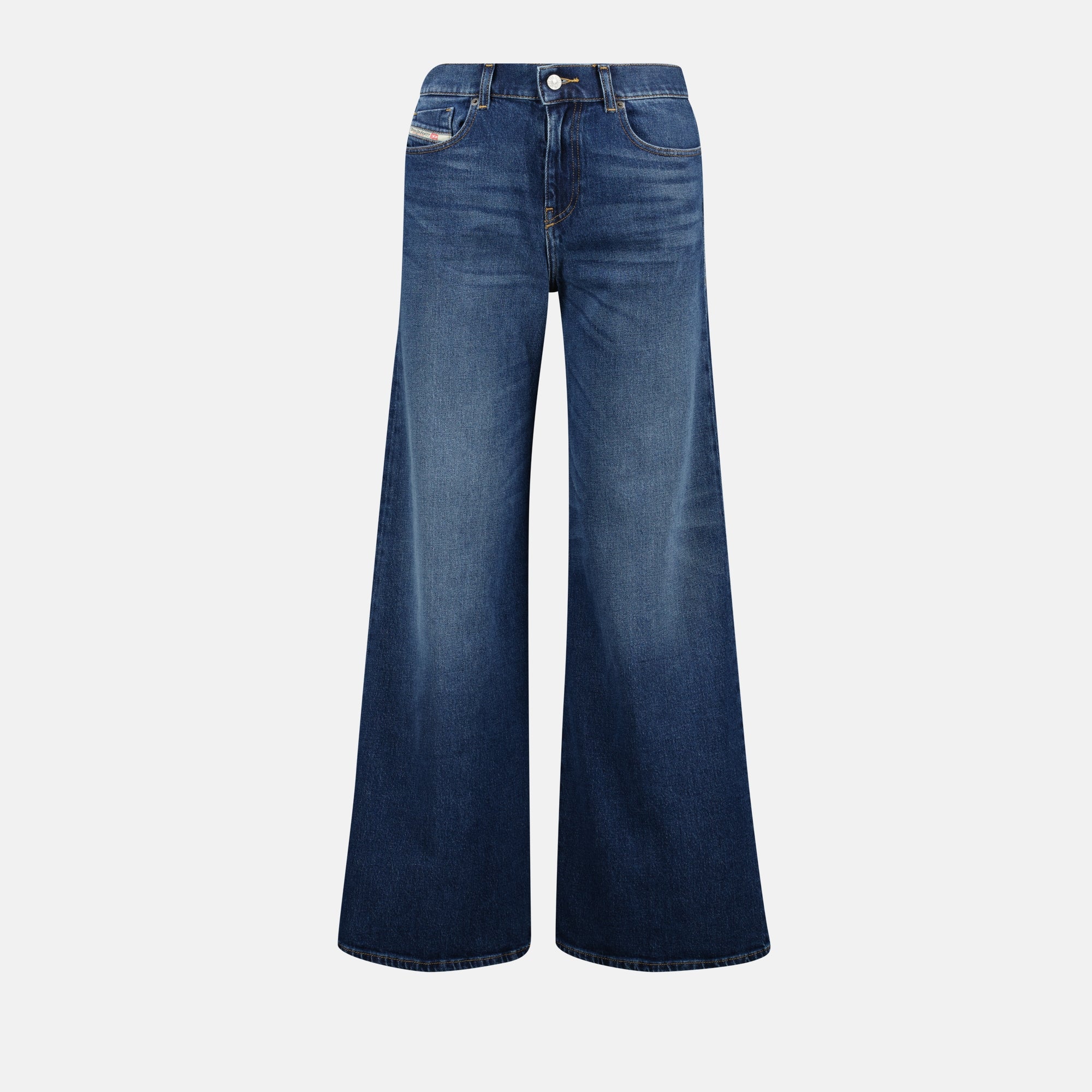 Pants Wide Leg Jean 1978 D-Akemi Diesel Blue Femme