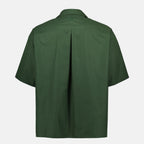 Chemises Camisa de algodón Fendi Kaki Homme